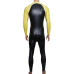 Rage suit with full thru zip